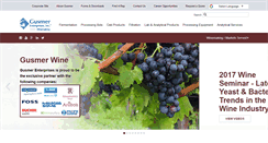 Desktop Screenshot of gusmerwine.com